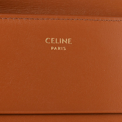 Celine Canvas Triomphe Compact Wallet Tan 7 of 8