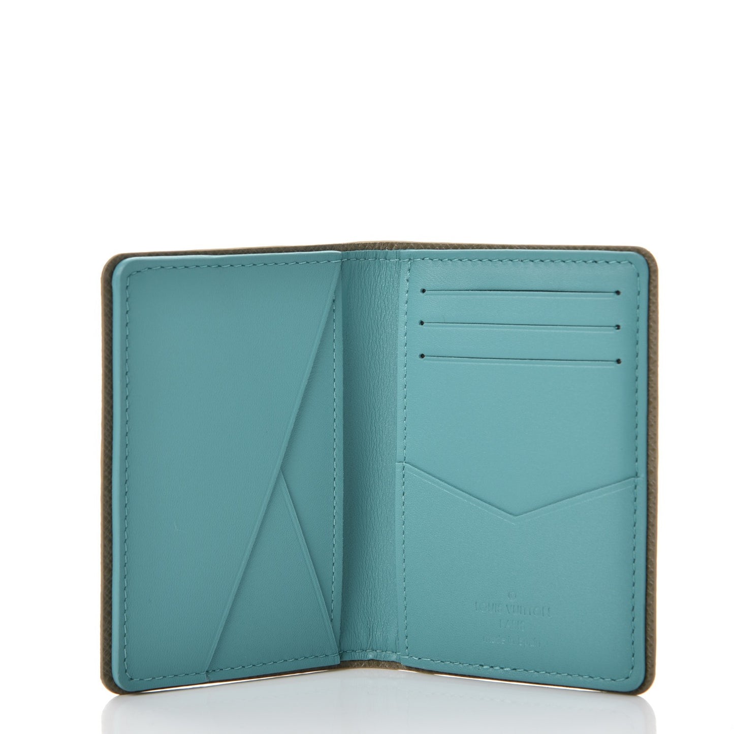 Monogram Pocket Organizer Pacific Blue