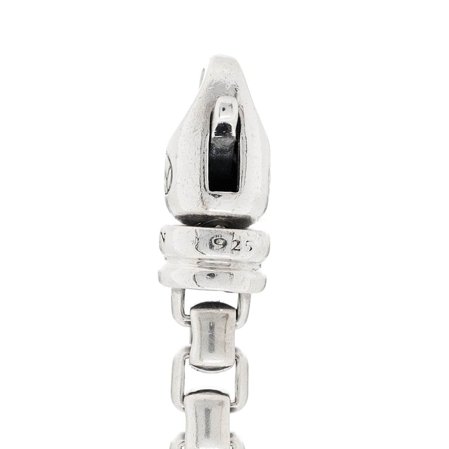 David Yurman Sterling Silver 5mm Box Chain Bracelet 8 of 8