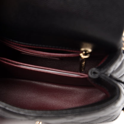 Chanel Caviar Quilted Extra Mini Coco Handle Flap Black 5 of 10