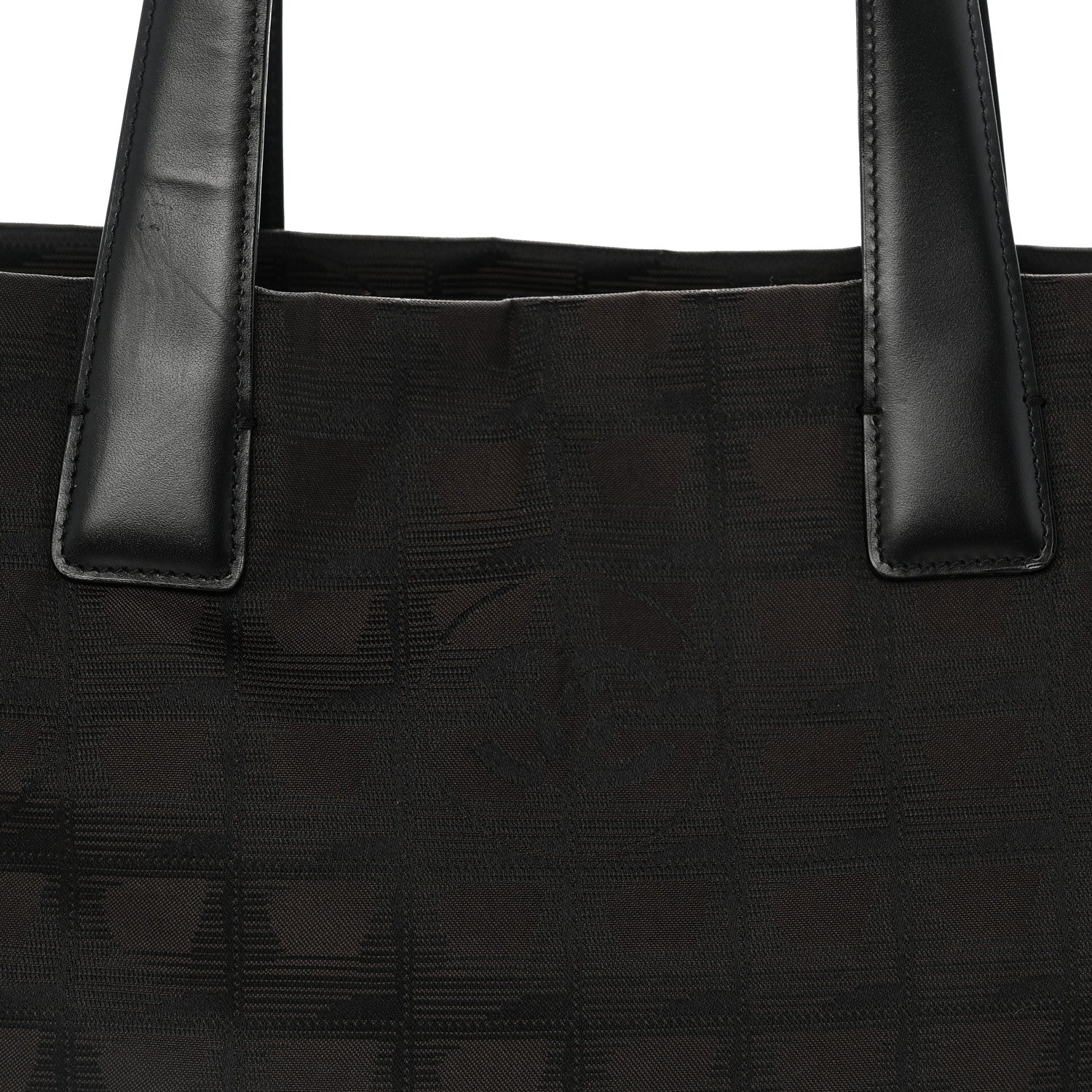 Chanel Nylon Small Travel Tote Brown 7 of 9