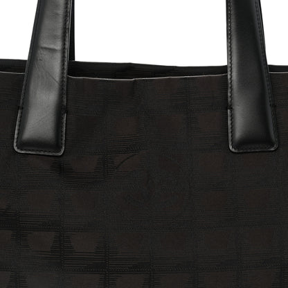 Chanel Nylon Small Travel Tote Brown 7 of 9