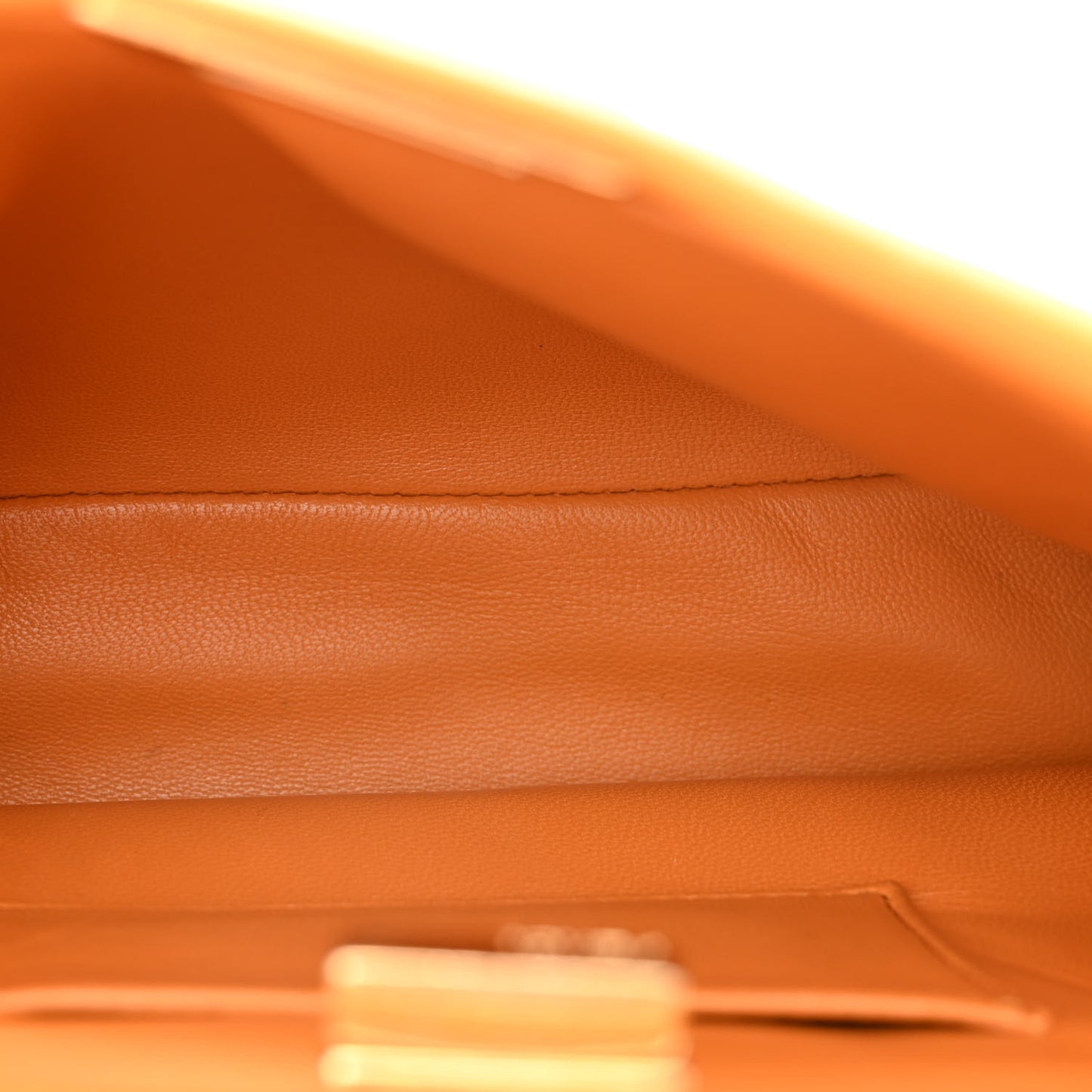 Nappa Mini Peekaboo Iconic Satchel Giallo Syrup