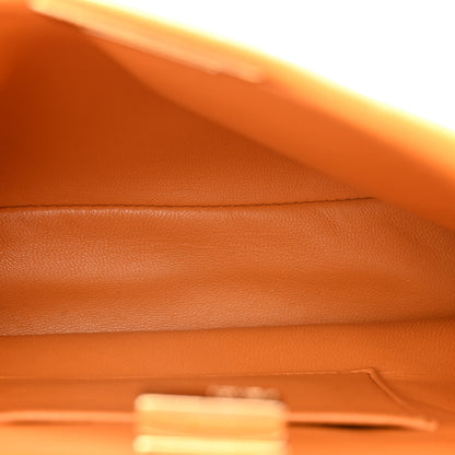 Fendi Nappa Mini Peekaboo Iconic Satchel Giallo Syrup 6 of 10