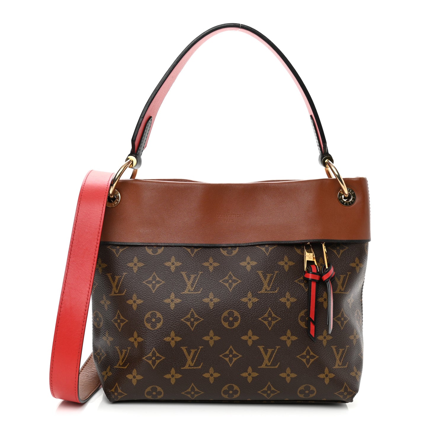Monogram Tuileries Besace Caramel Rouge