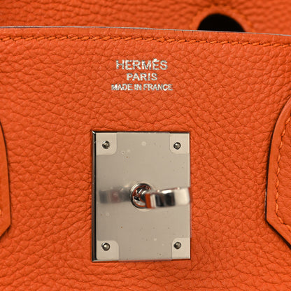 Hermes Togo Birkin 30 Orange 6 of 12