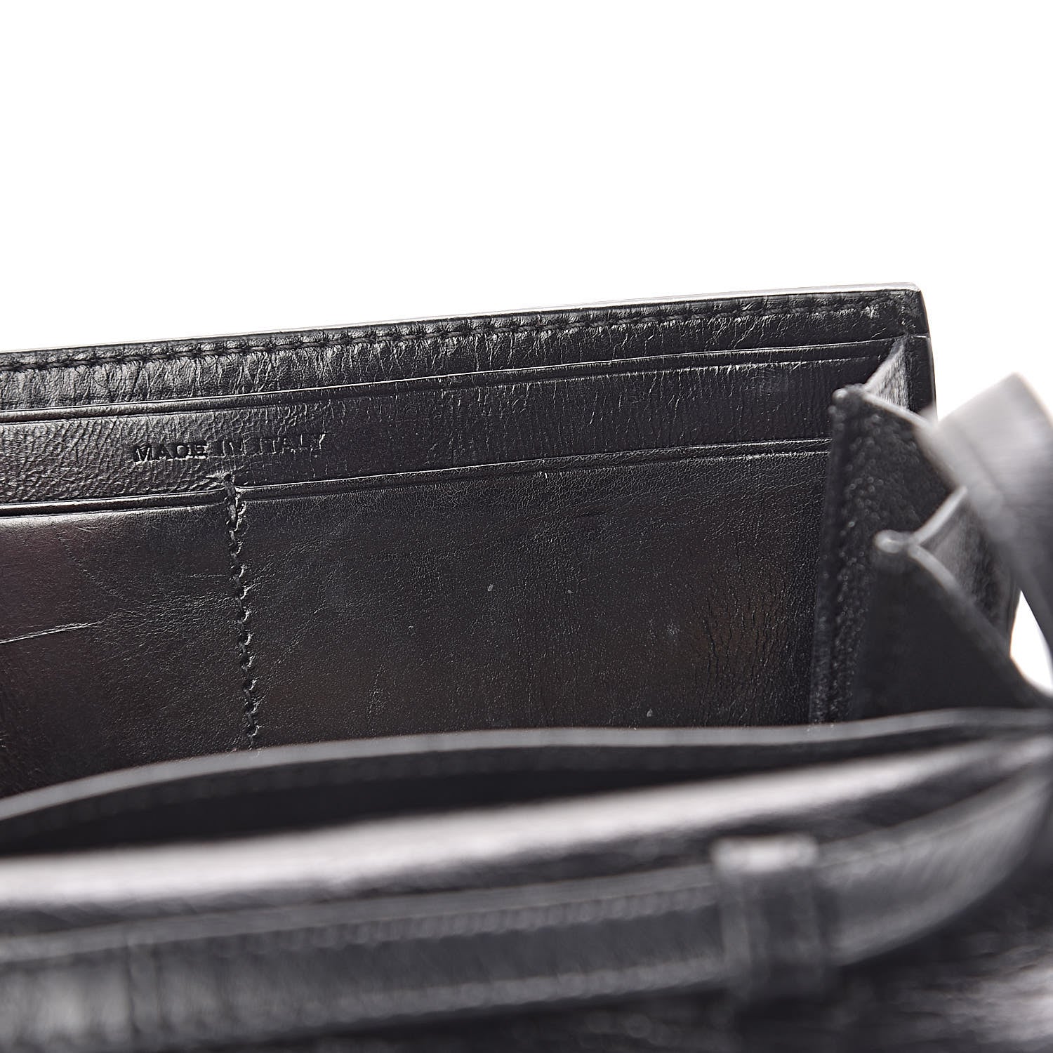 Saint Laurent Calfskin Mini High School Satchel Black 7 of 11