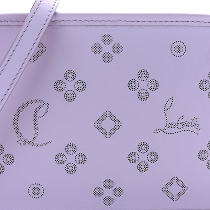 Christian Louboutin Calfskin Small Radioloubi Lilac Smoke 8 of 10