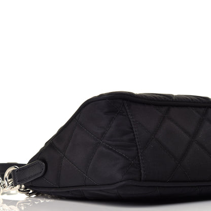 Prada Nylon Tessuto Impuntu Quilted Crossbody Bag Black 8 of 9