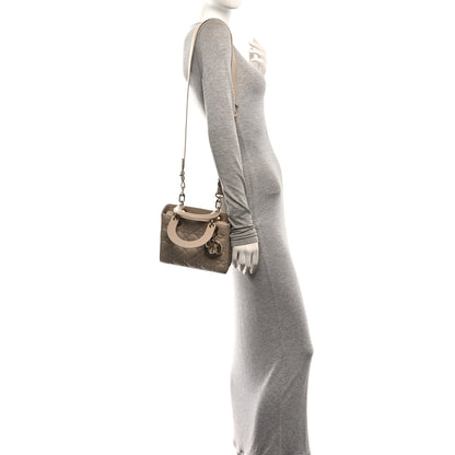 Christian Dior Lambskin Cannage Small My ABCDior Lady Dior Beige 2 of 11