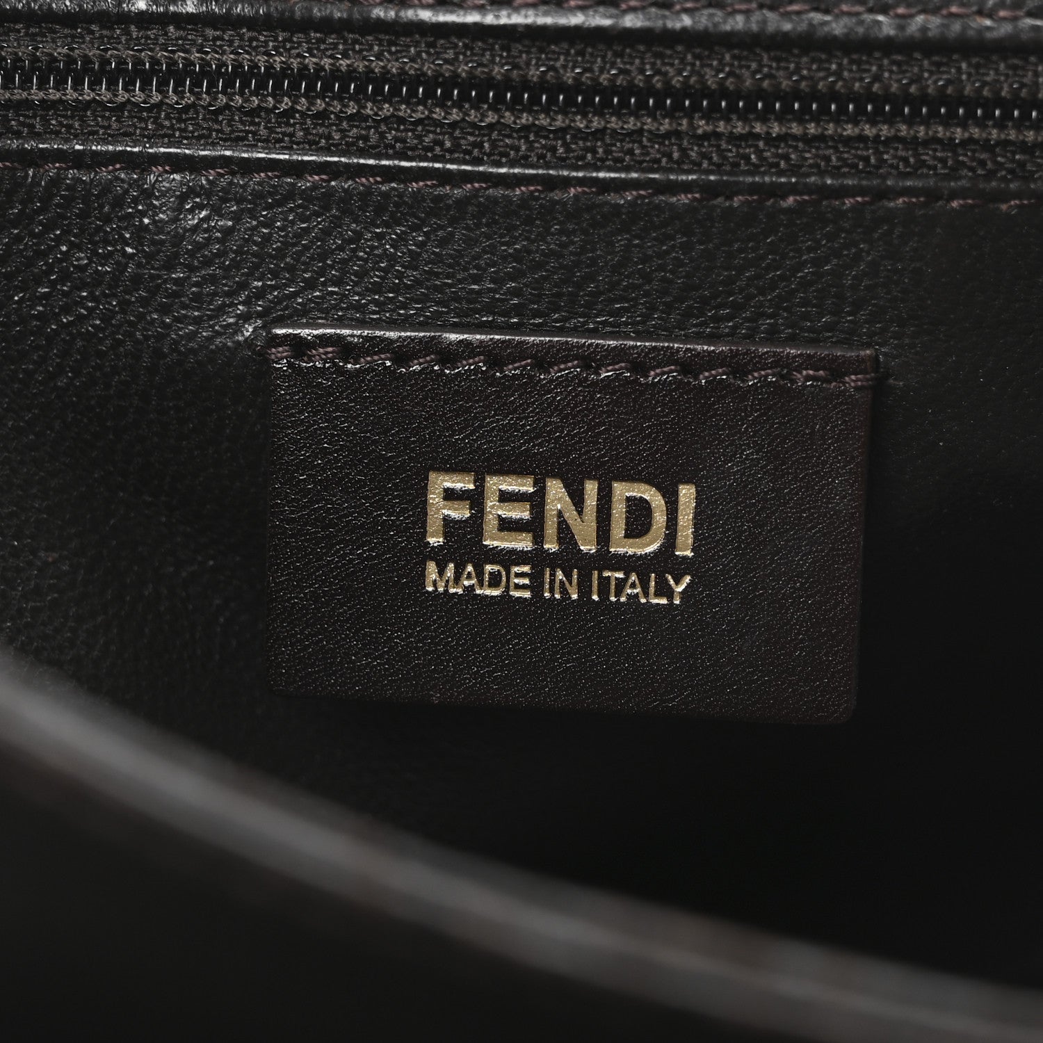 Fendi Zucca Vitello Classico No.1 Satchel Tobacco Moro 6 of 10