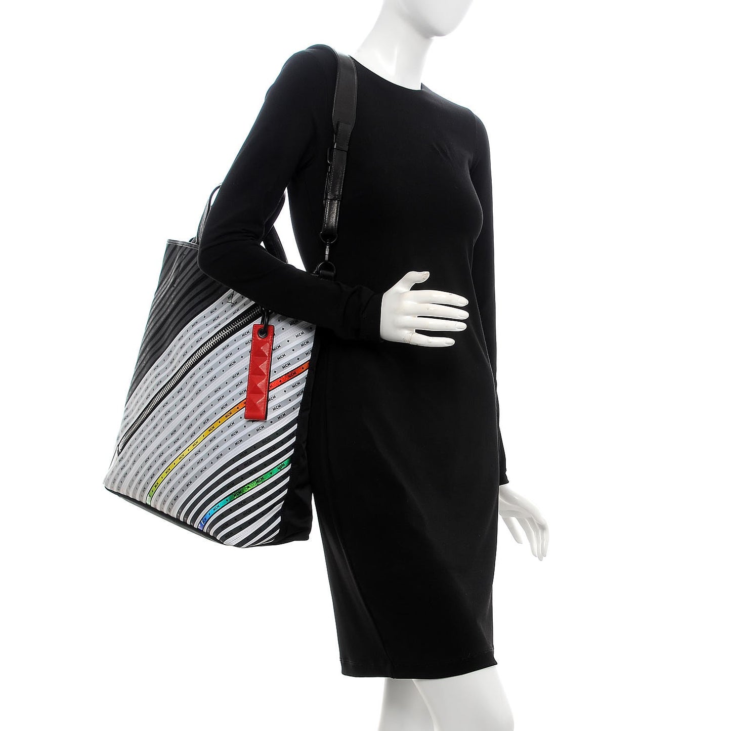 Nylon Coated Canvas Zipper Tote