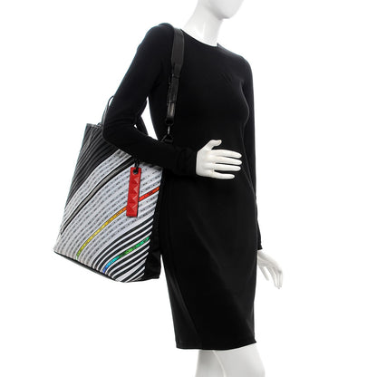MCM Nylon Coated Canvas Zipper Tote 2 of 14