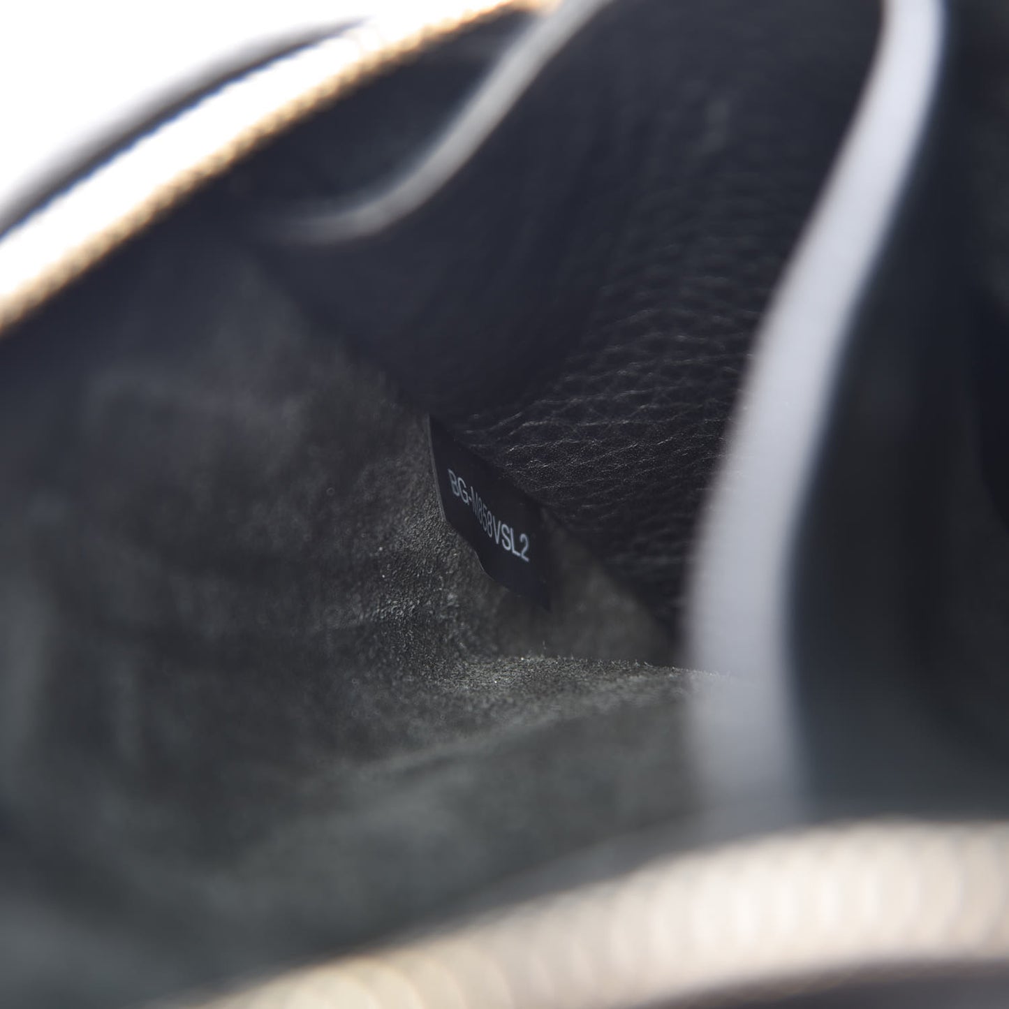 Grained Calfskin Medium Rockstud Backpack Black