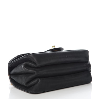 Chanel Iridescent Calfskin Quilted Mini Straight Lined Flap Black 4 of 10