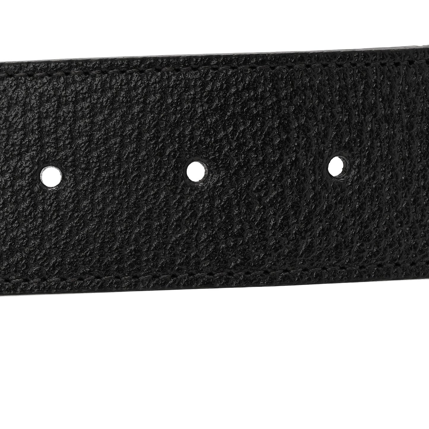 Monogram Macro GG Dollar Pigprint Double G 40mm Belt 80 32 Black