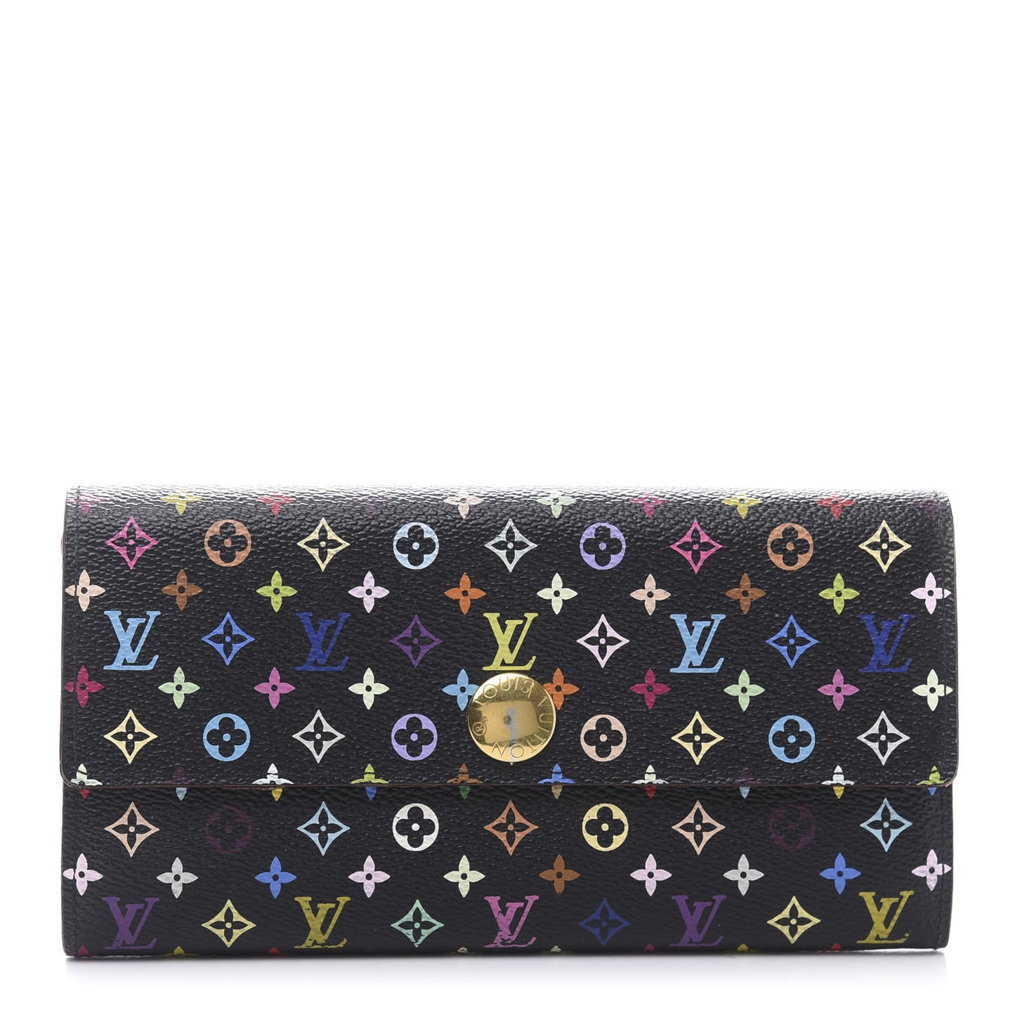 Monogram Multicolor Sarah Wallet Black Grenade