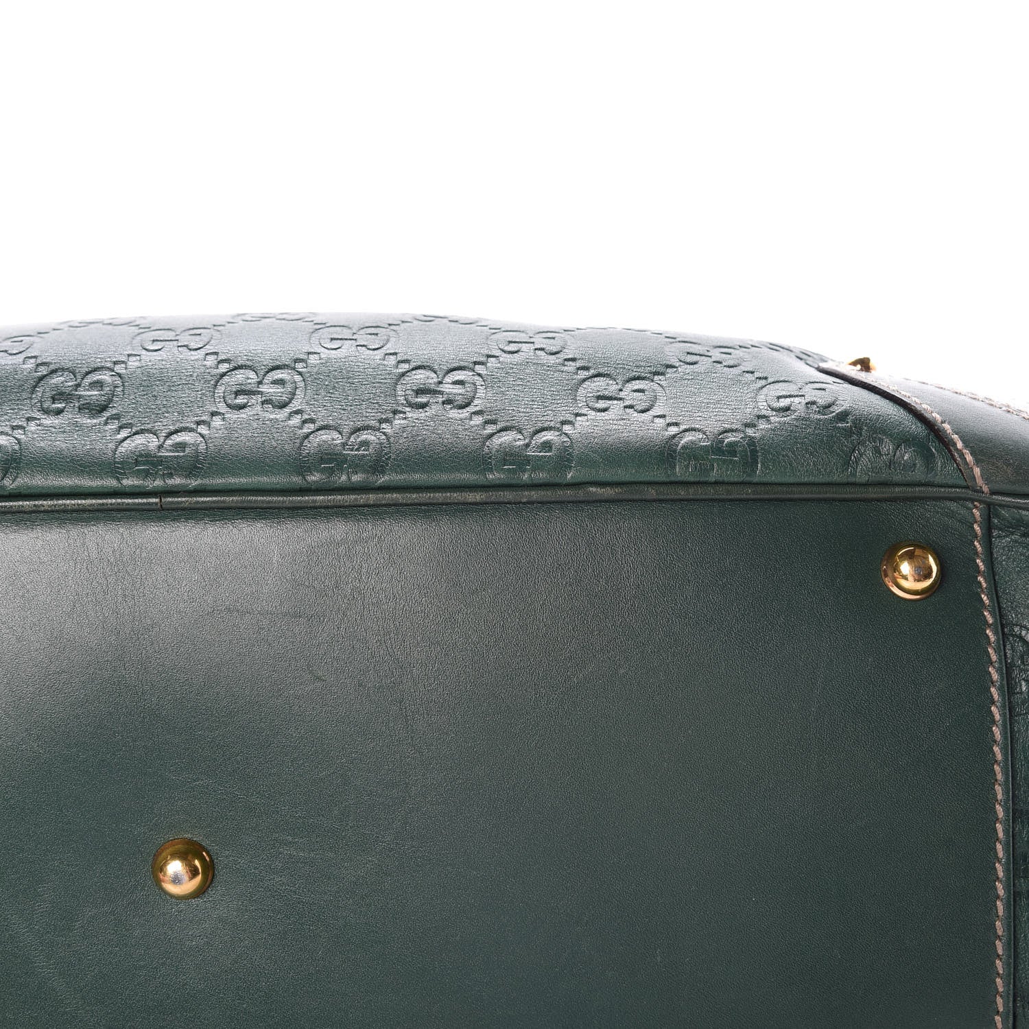 Gucci Guccissima Large Wave Boston Green 14 of 15