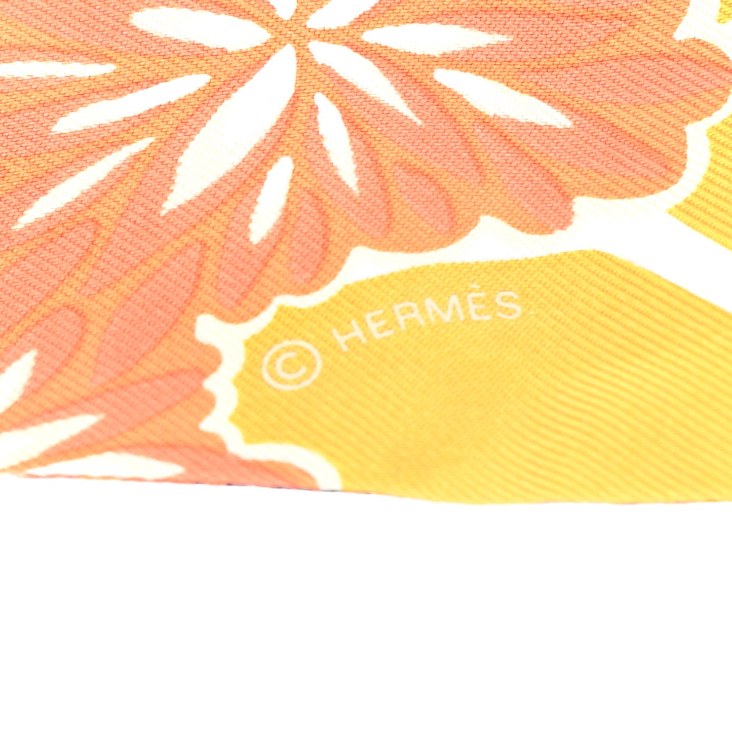 Silk The Three Graces Twilly Orange Mangue Anthracite