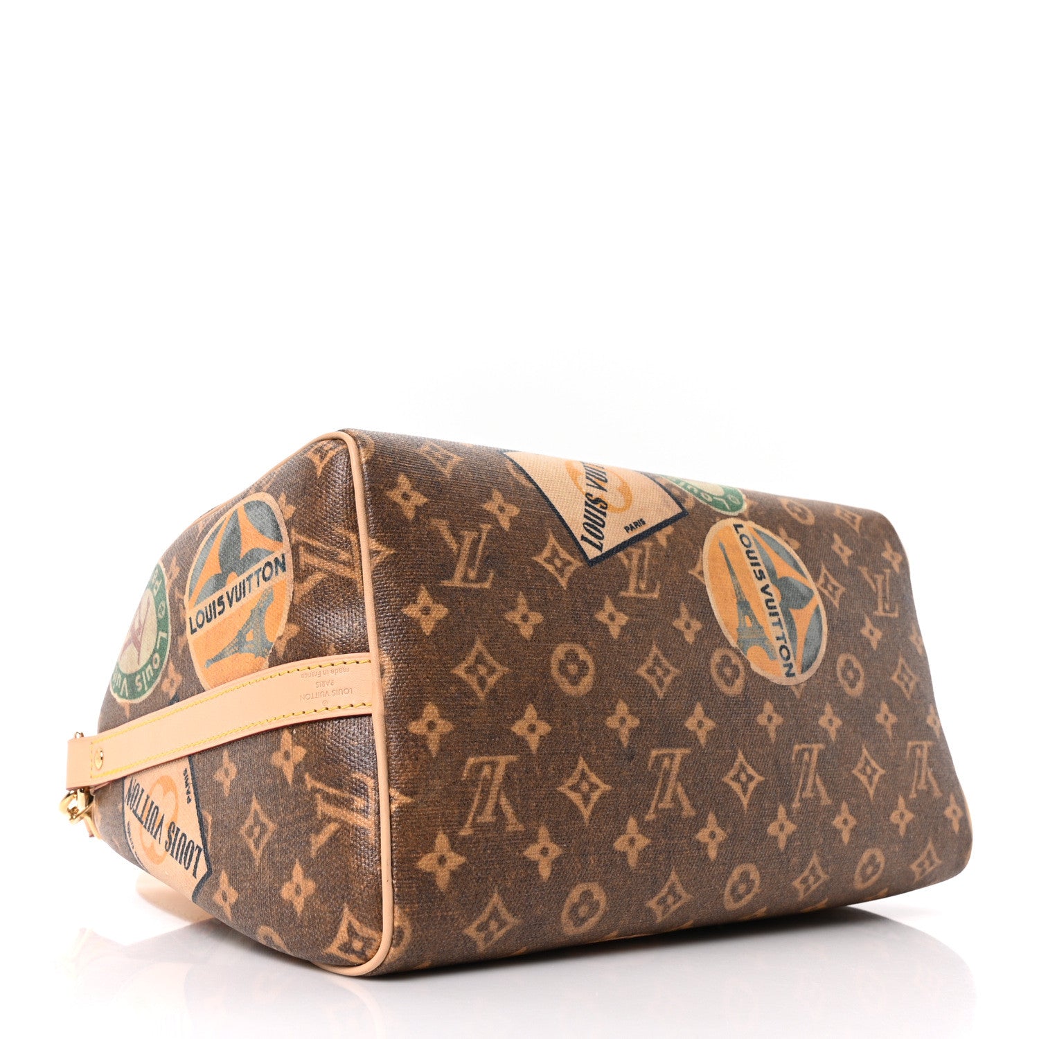Louis Vuitton Monogram Hotel Labels Speedy Bandouliere 30 4 of 9