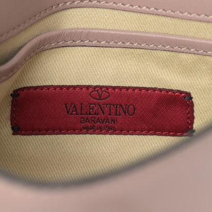 Valentino Garavani Vitello Rockstud Shoulder Flap Bag Poudre 6 of 11