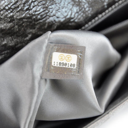 Chanel Vinyl Quilted Melrose Degrade Jumbo Flap 9 of 9