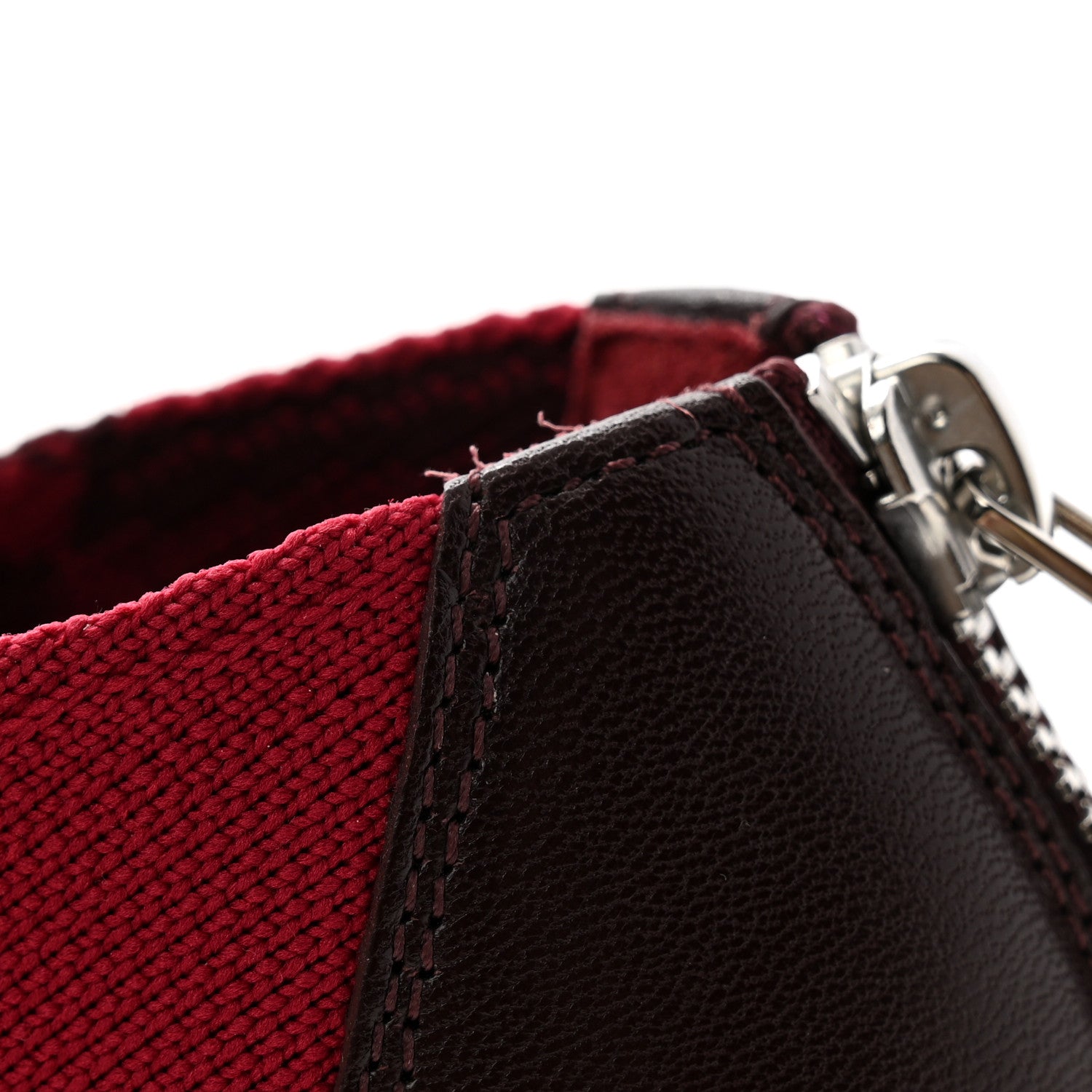 Hermes Mesh Calfskin Oxygene Sneakers 35 Red Bordeaux 12 of 12