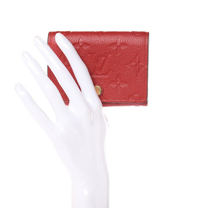 Louis Vuitton Empreinte Business Card Holder Cherry 3 of 8