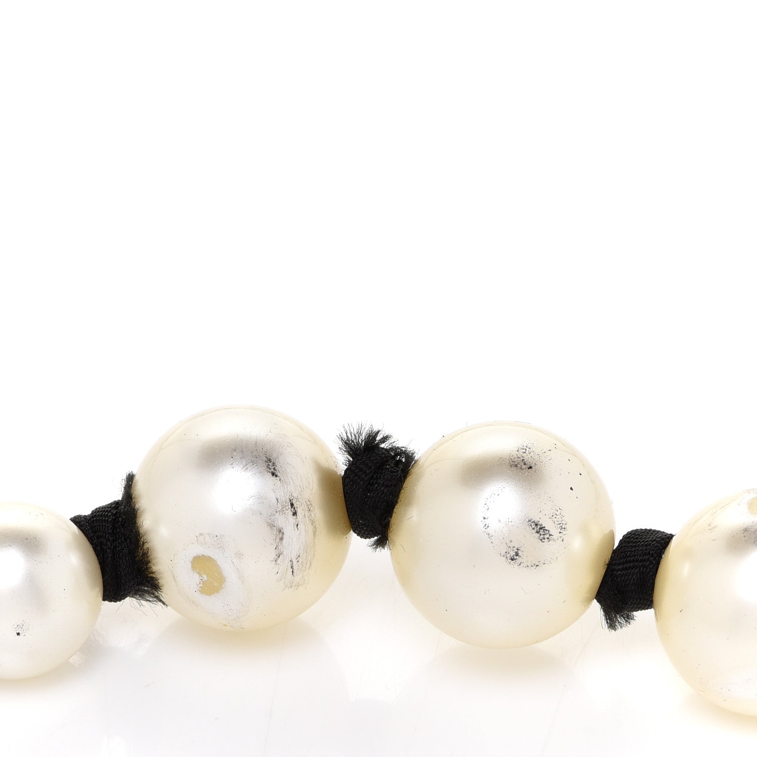 Chanel Pearl Grosgrain CC Long Necklace Gold 6 of 6