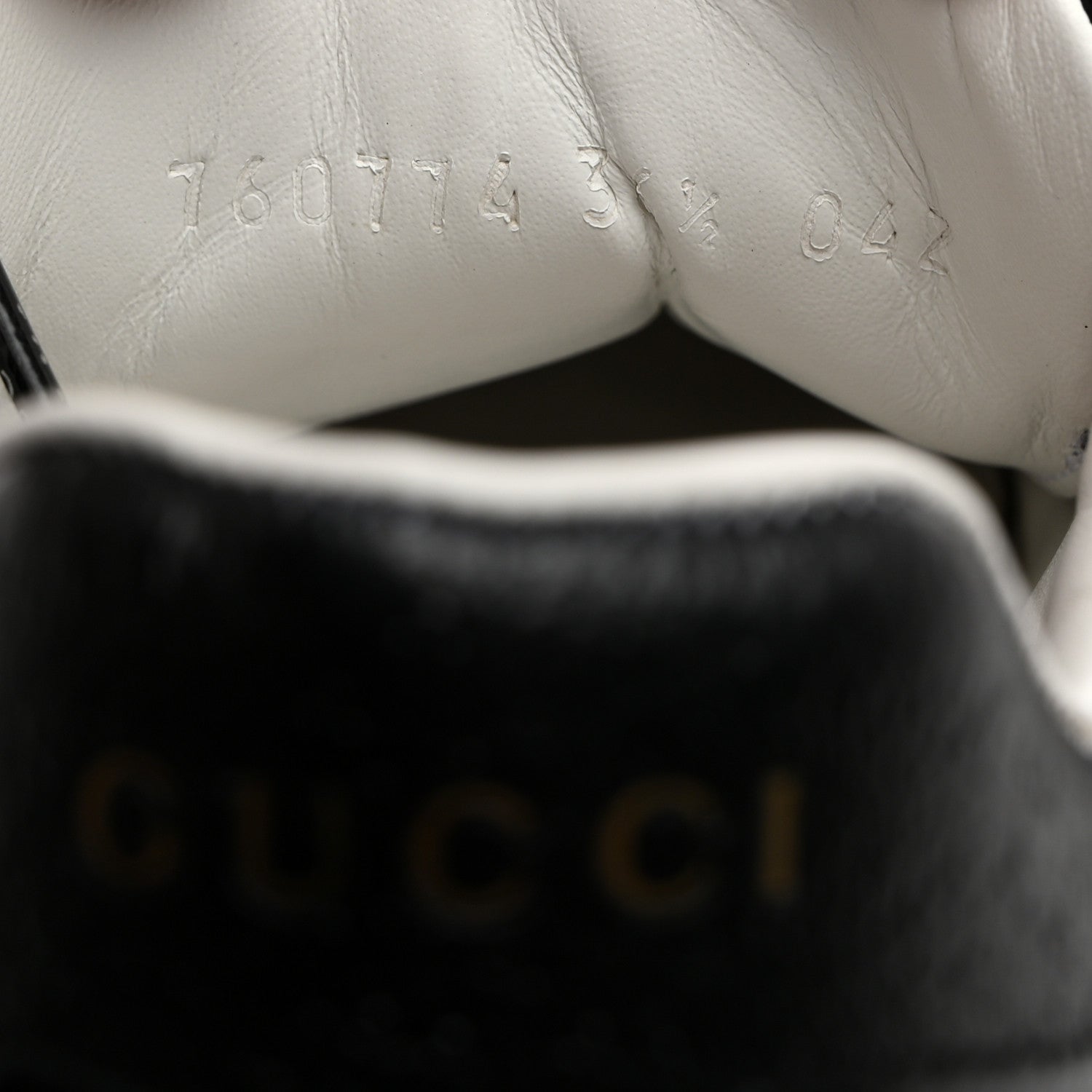 Gucci Crystal GG Monogram Web Womens New Ace Sneakers 36.5 Black 7 of 9