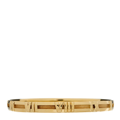 Tiffany 18K Yellow Gold Atlas Open Bangle Bracelet 2 of 3