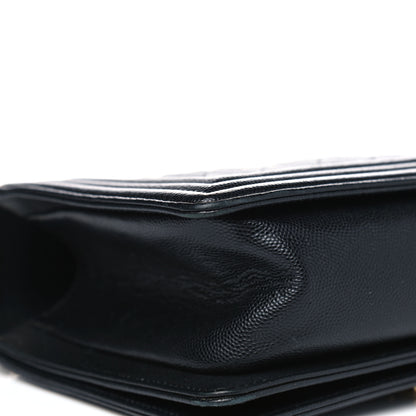Chanel Caviar Quilted Medium Boy Flap Black 7 of 8