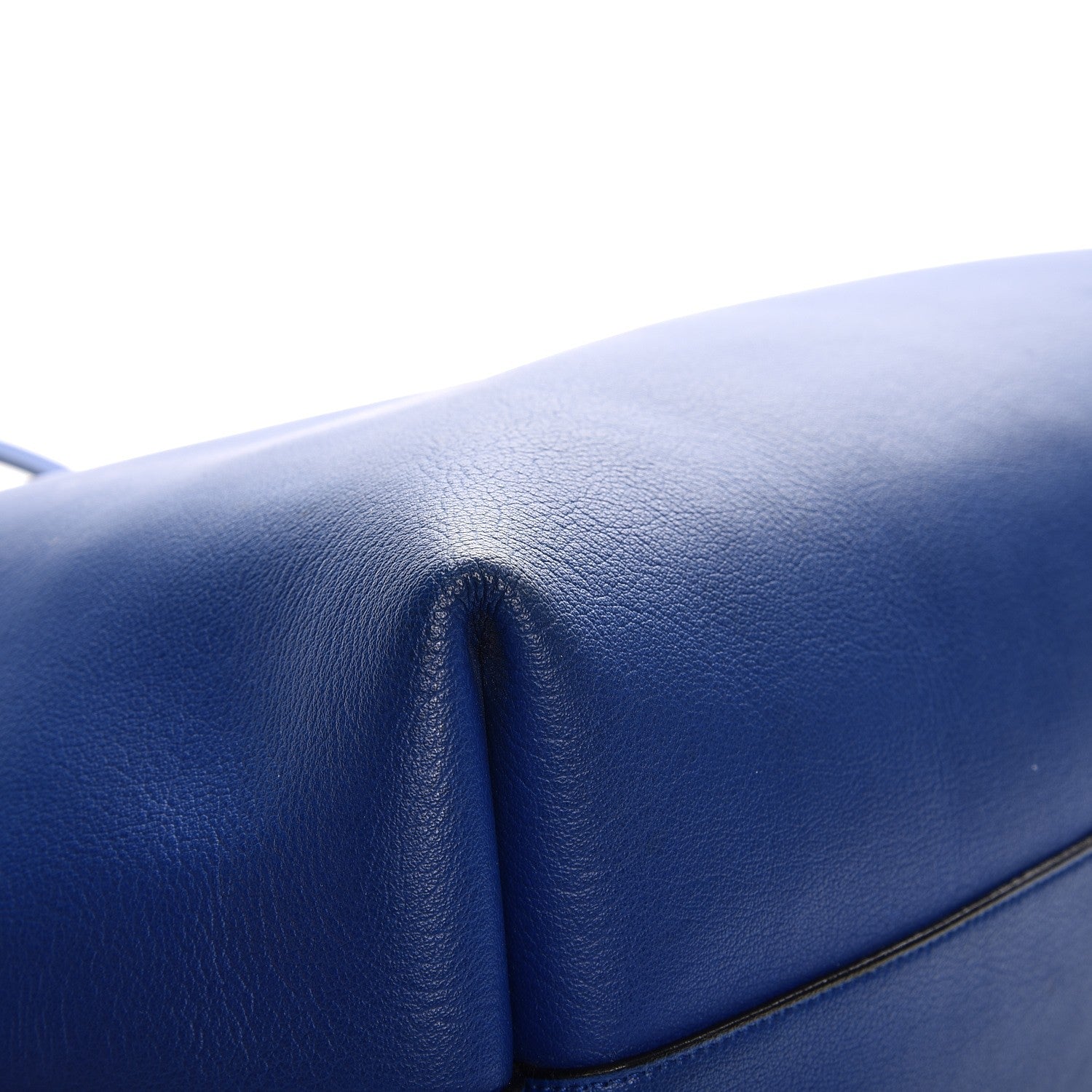 Saint Laurent Calfskin Large Shopping Tote Ultramarine 13 of 14