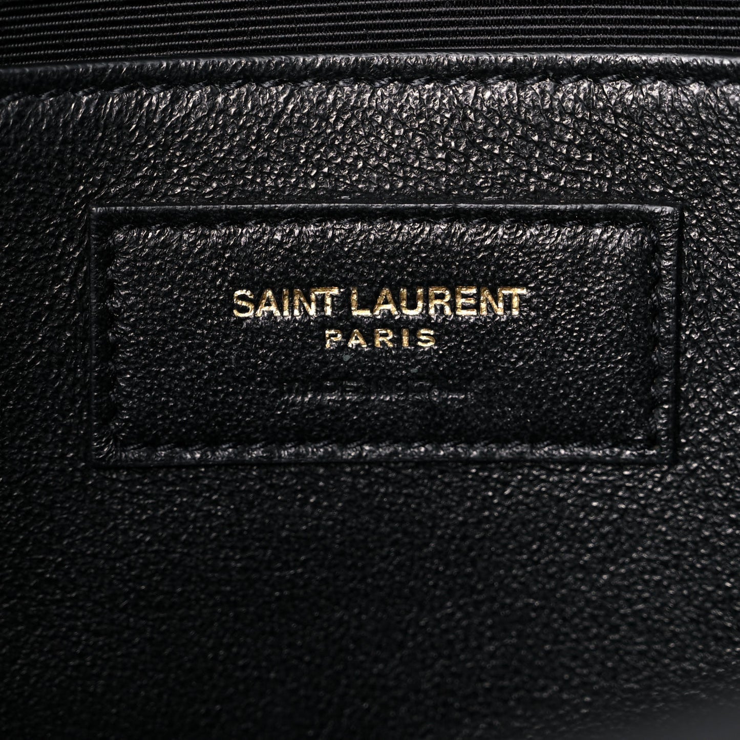 Grain De Poudre Medium Classic Monogram Kate Satchel Black