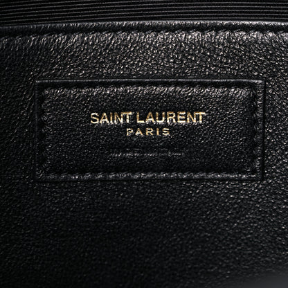 Saint Laurent Grain De Poudre Medium Classic Monogram Kate Satchel Black 11 of 13