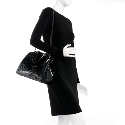 Louis Vuitton Vernis Brea MM Black 2 of 10