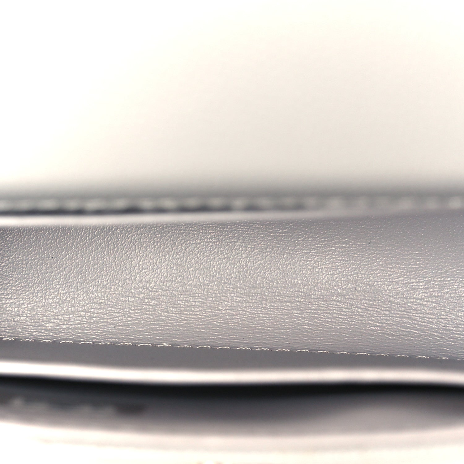 Chanel Caviar Quilted Nano Coco Handle Clutch With Chain Grey 5 of 11