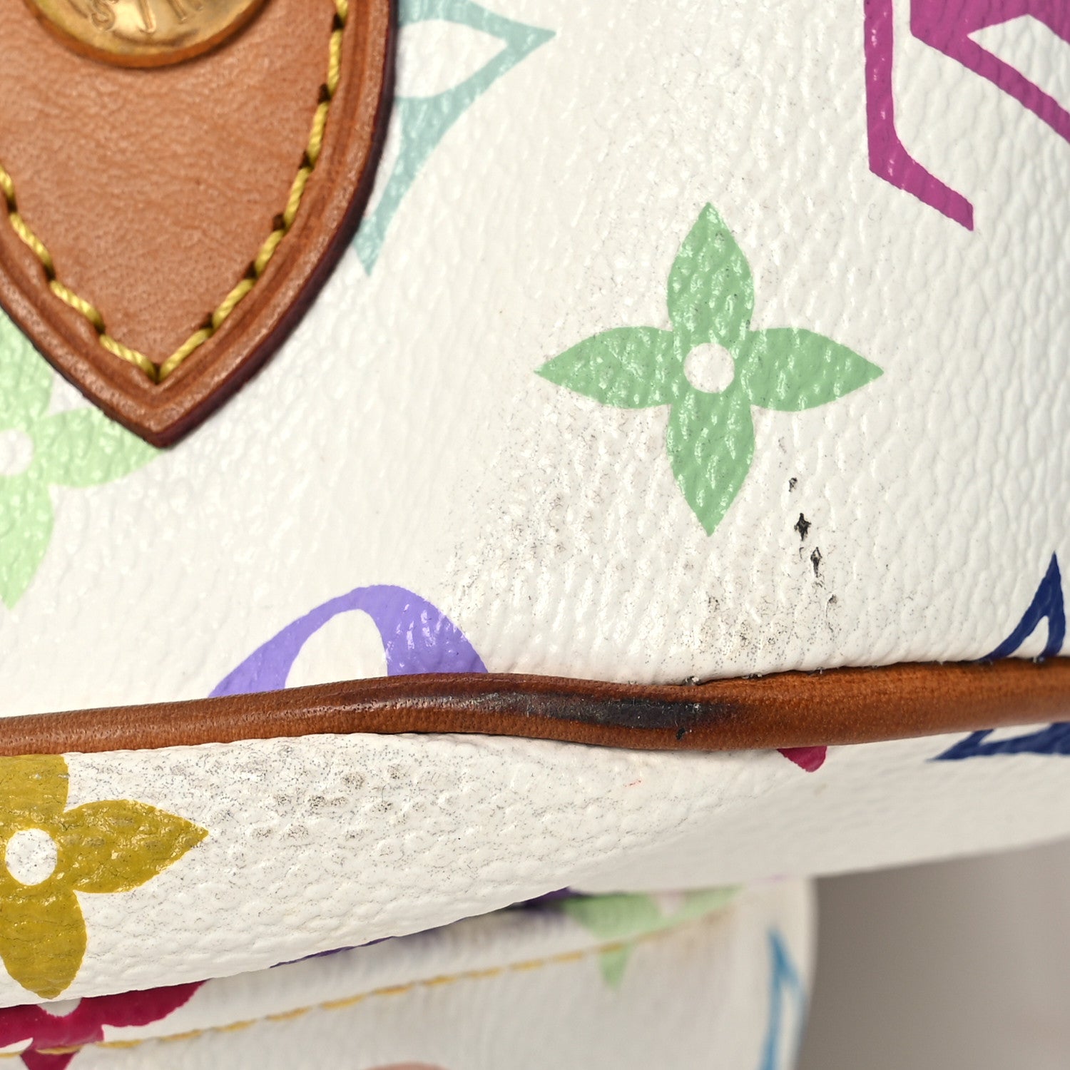 Louis Vuitton Monogram Multicolor Rita White 16 of 17