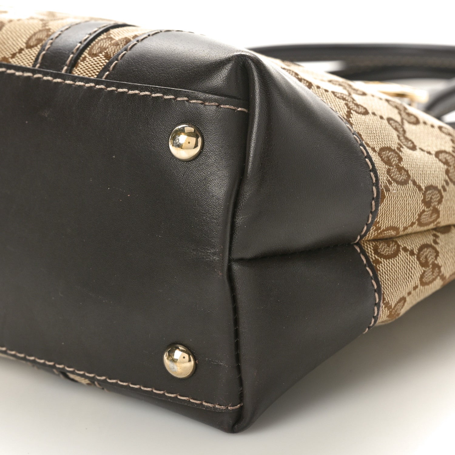 Gucci Monogram Small Lovely Heart Tote Dark Brown 10 of 10