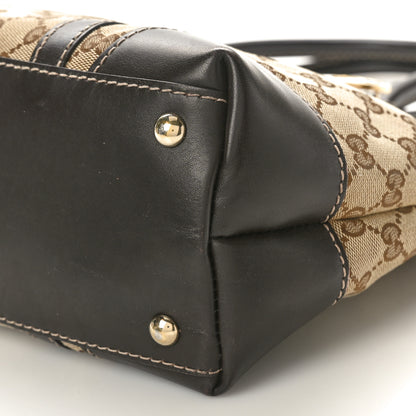 Gucci Monogram Small Lovely Heart Tote Dark Brown 10 of 10