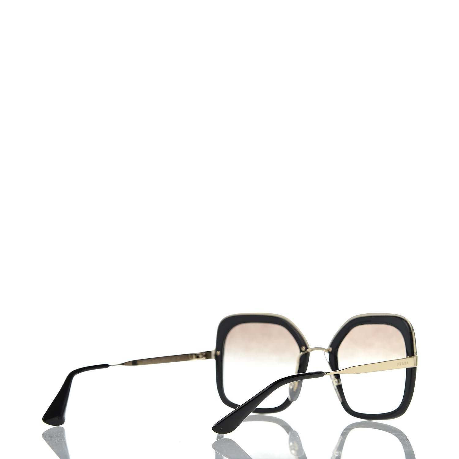 Prada Cinema Sunglasses SPR57U Black 4 of 8
