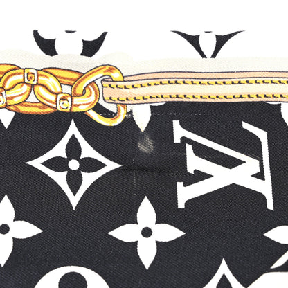 Louis Vuitton Silk Monogram Confidential Bandeau Black 4 of 5