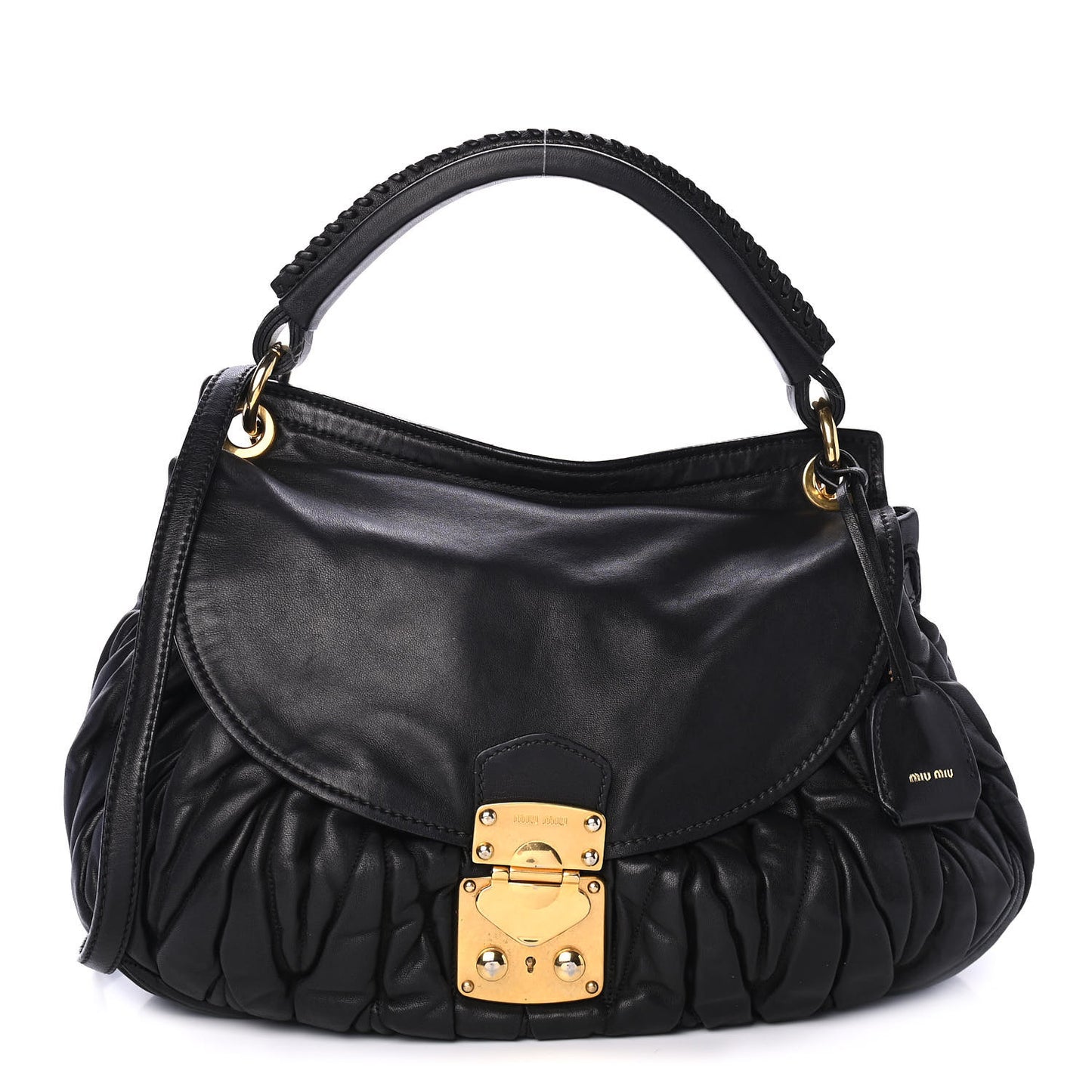 Nappa Matelasse Hobo Black