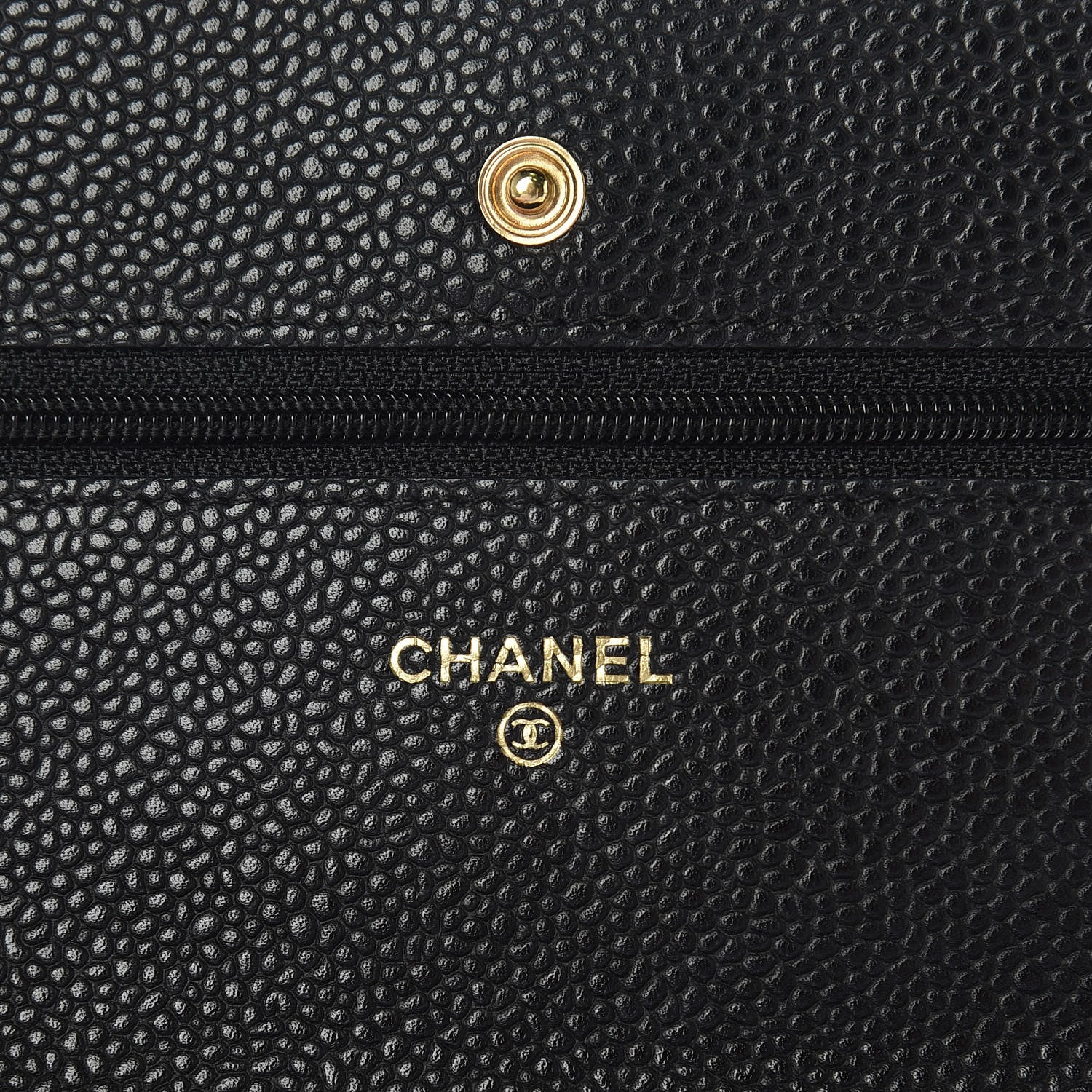 Chanel Caviar Quilted Wallet On Chain WOC Black 6 of 11