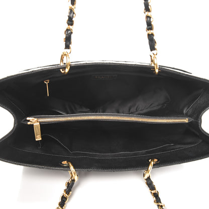 Chanel Caviar Quilted XL Grand Shopping Tote GST Black 5 of 11