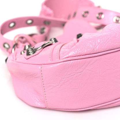 Balenciaga Agneau Arena Le Cagole Shoulder Bag XS Candy Pink 8 of 9