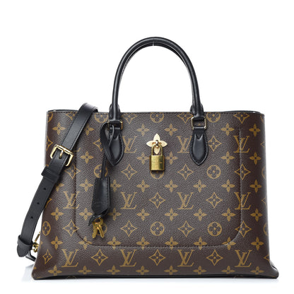 Louis Vuitton Monogram Flower Tote Black 1 of 11