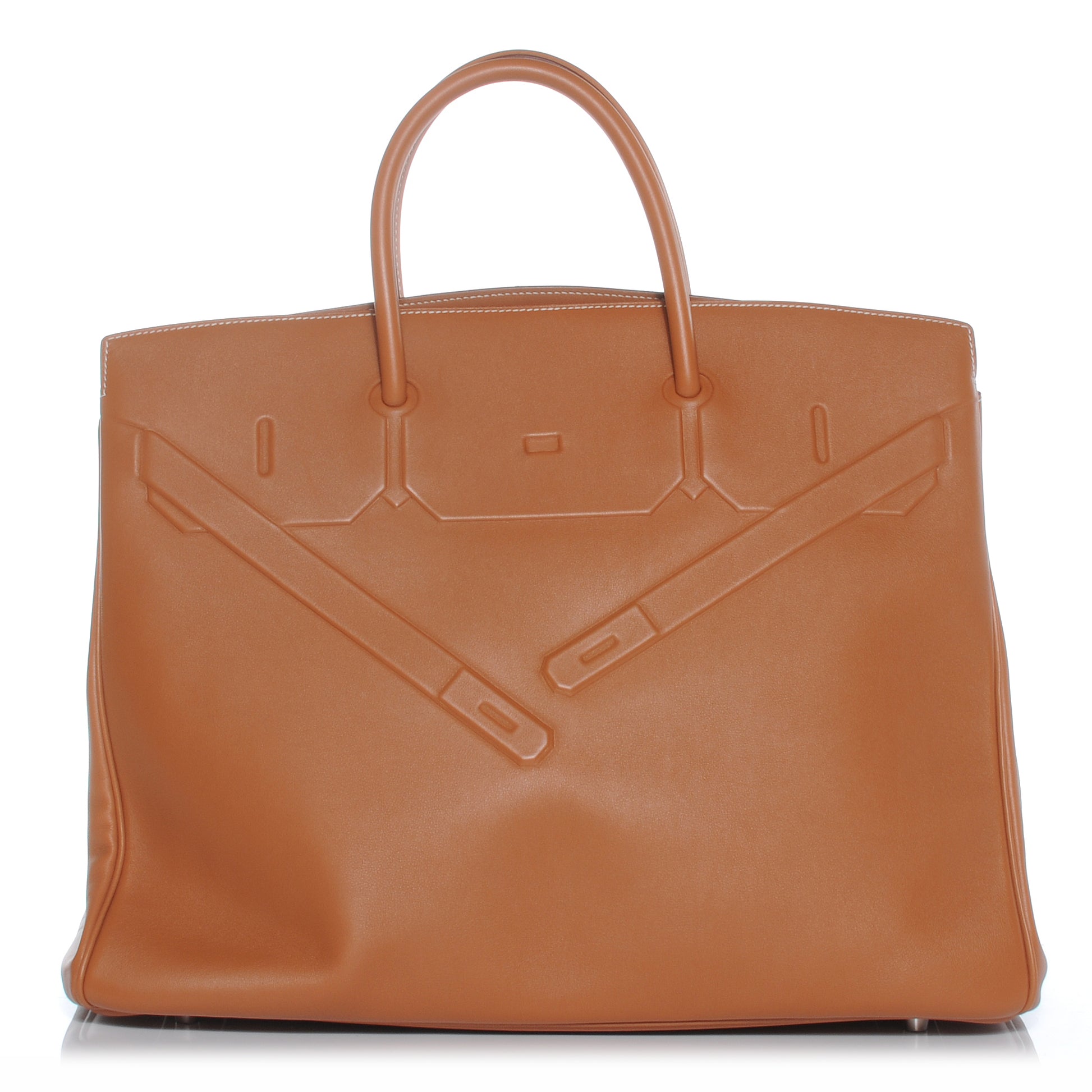 Hermes Swift Shadow Birkin 40 Gold 1 of 9