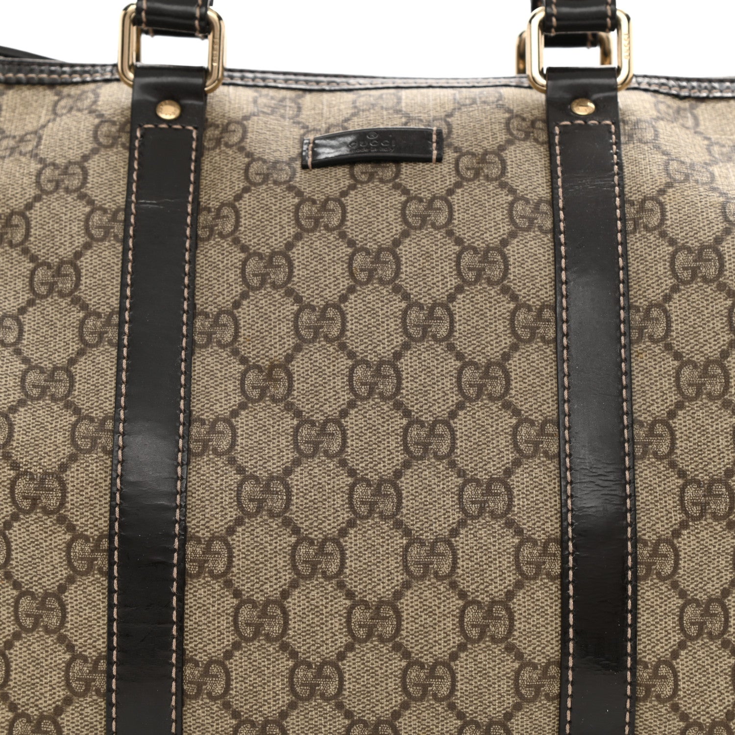 Gucci Metallic Monogram Canvas Medium Joy Boston Black 8 of 10