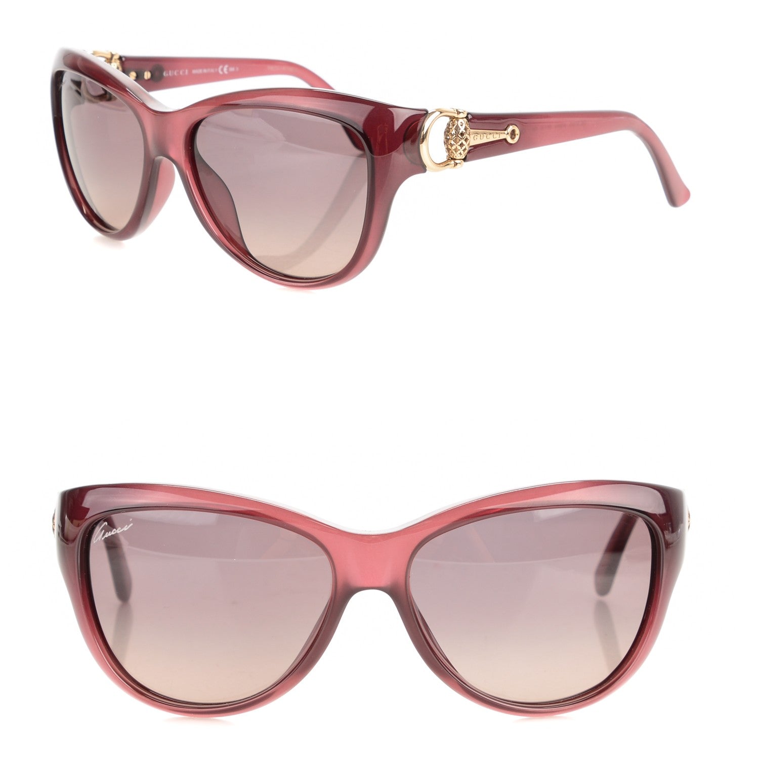 Gucci Horsebit Sunglasses 3711/S Dark Purple 1 of 4